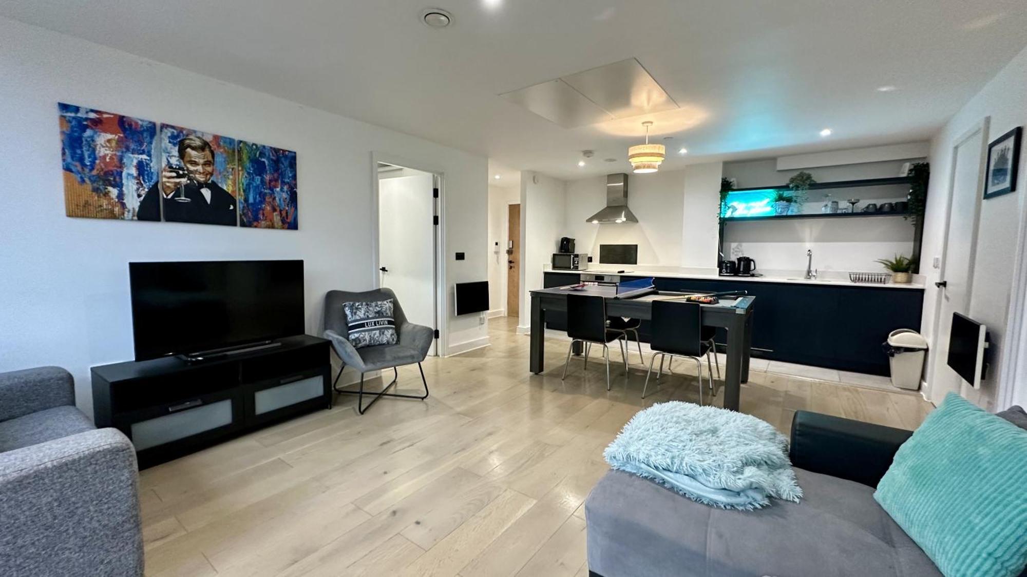Lux Livin' Apartments - Luxury 2 Bed Apartment With Sky Garden Manchester Esterno foto