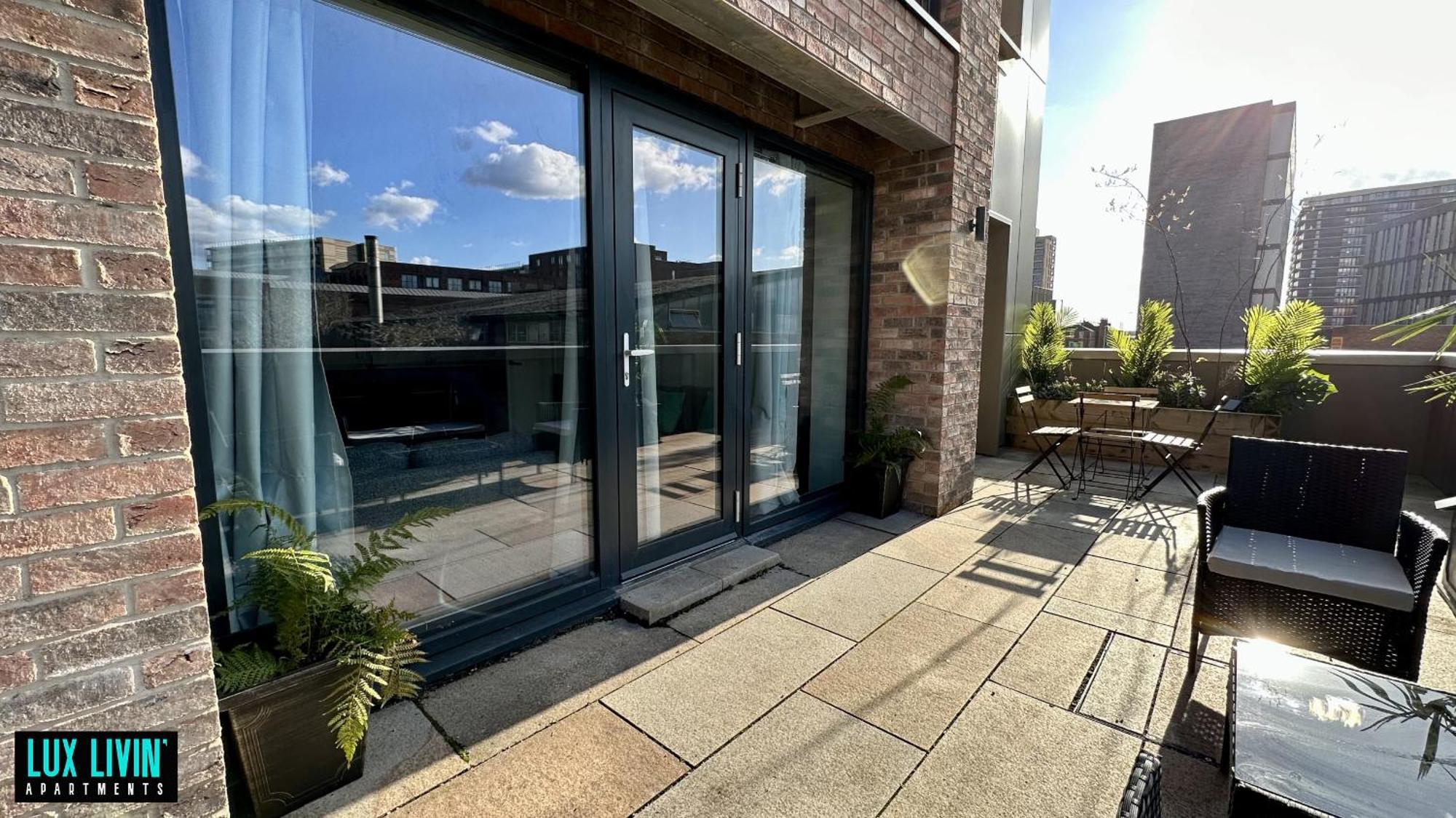 Lux Livin' Apartments - Luxury 2 Bed Apartment With Sky Garden Manchester Camera foto