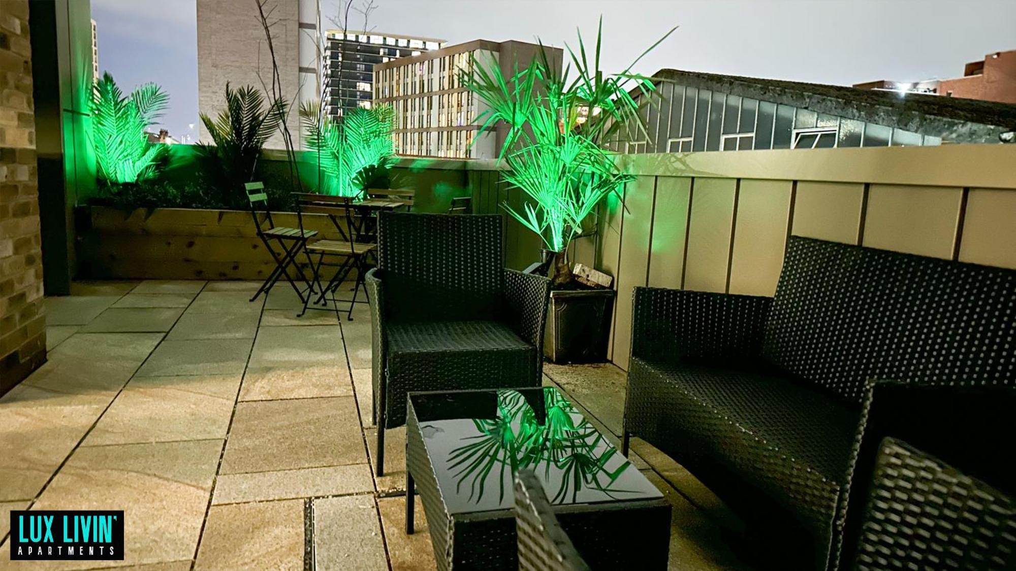Lux Livin' Apartments - Luxury 2 Bed Apartment With Sky Garden Manchester Camera foto